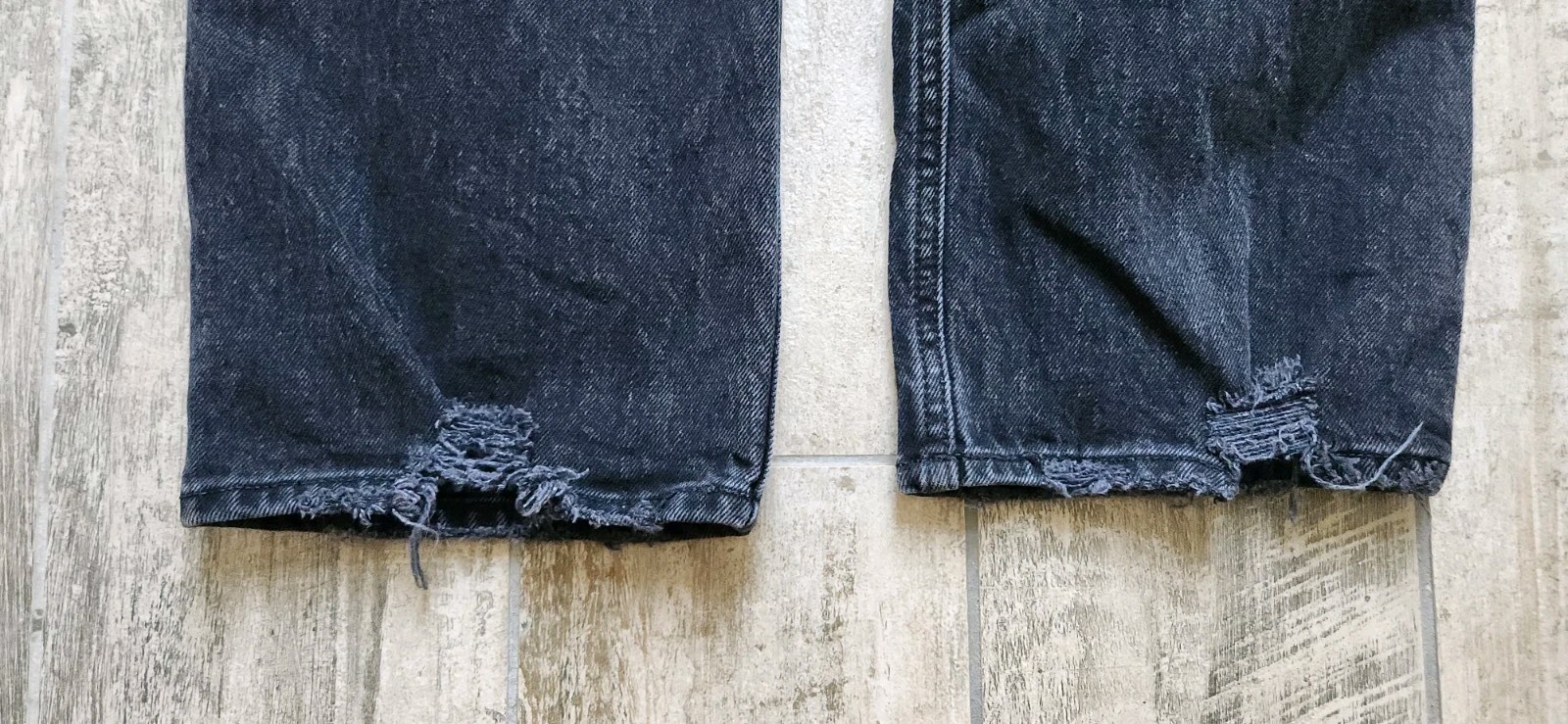 Abercrombie & Fitch Curve Love 90s Straight Ultra High Rise 29/8 R Black Jeans