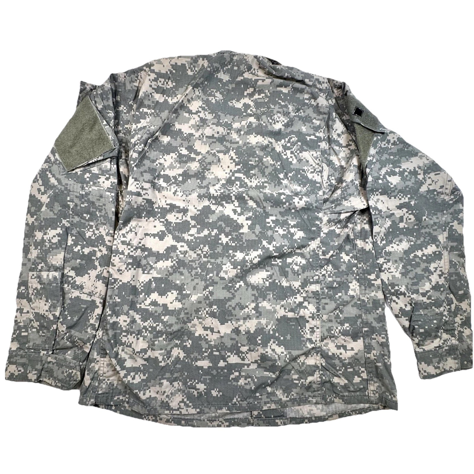 US Army Jacket Mens Medium Long Digital Camo ACU Combat Uniform Ripstop Military