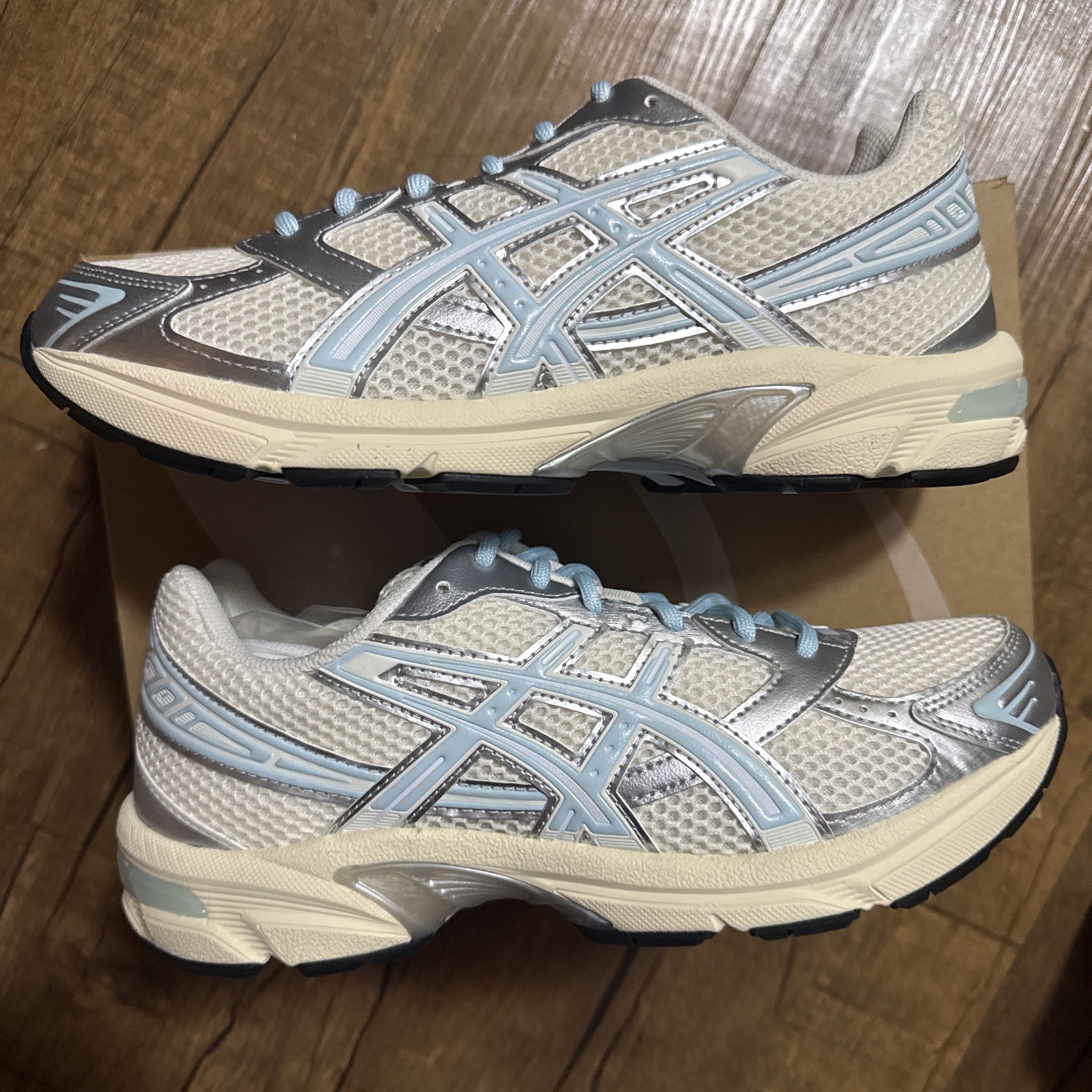 Size 10.5 ASICS x Kith Gel 1130 Cream Starlight Blue 2025 Sneakers 1203A991-100