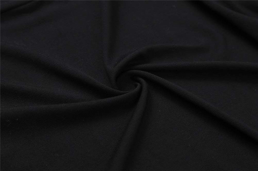 Womens Plus Size Maternity Delivery Robes – Long Kimono Bathrobe, Black 4X
