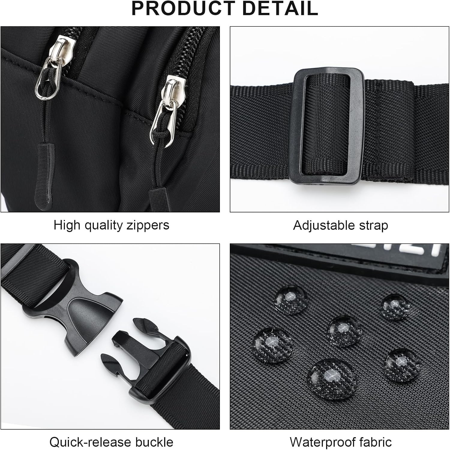 Fanny Pack Men Women plus Size with Extender Strap 70″,Extra Large Crossbody Wai