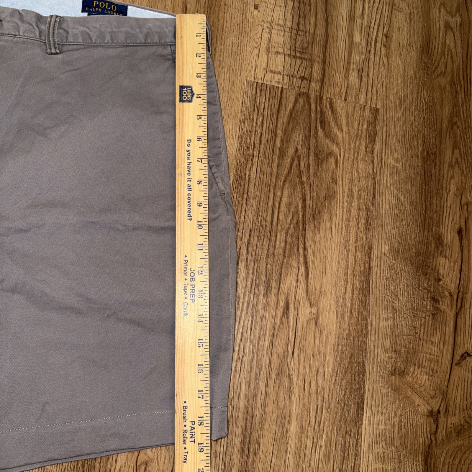 Polo Ralph Lauren Stretch Classic Fit Shorts Mens 42W Gray Chino NWT Retail $74