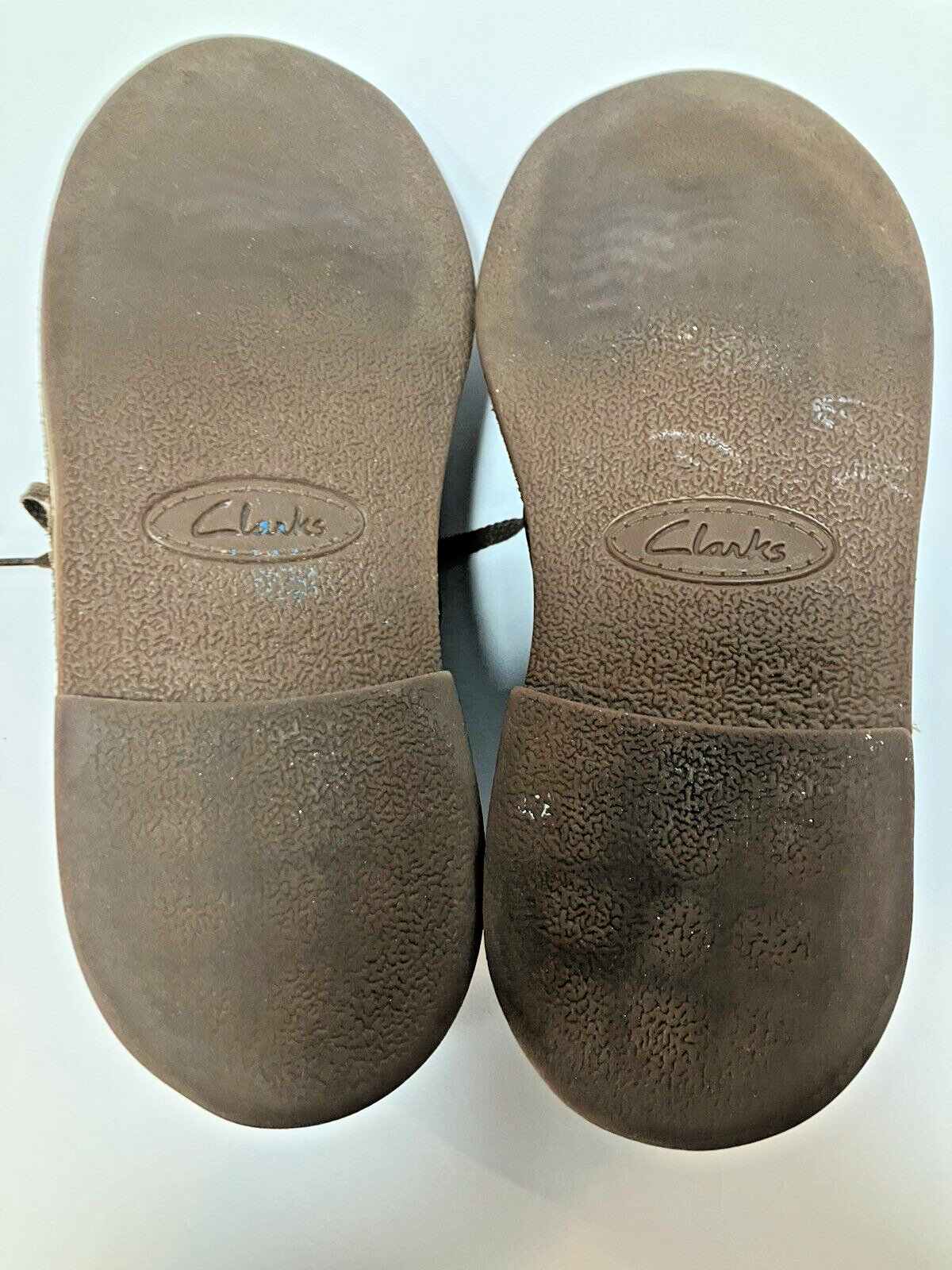 CLARKS COLLECTION Mens Bushacre Distressed Brown Leather Chukka Boots SZ 9 M