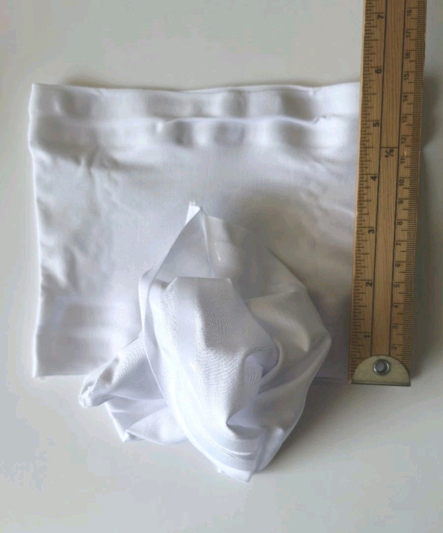 A Pairs White Summer Satin Anti Chafing Thigh Bands Womens Small None Slip T079