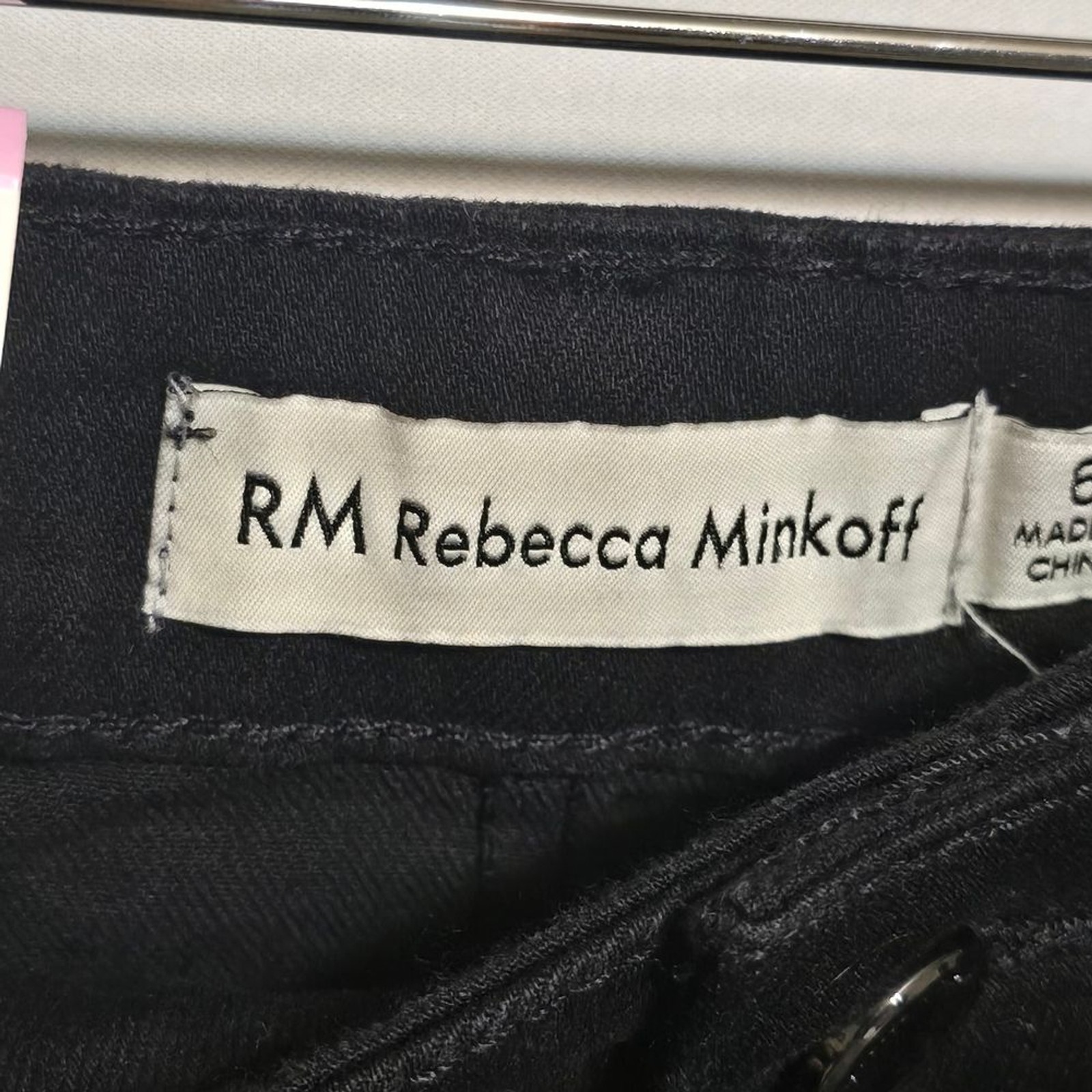 NWT Rebecca Minkoff High Rise Black Shorts Size 8