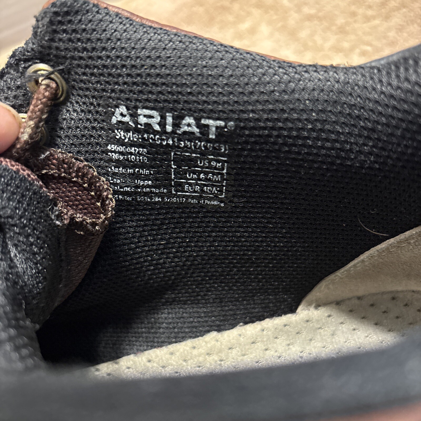 Ariat Boots 10004138 ATS Advanced Torque Technology Brown – WMS Size 9 B Working