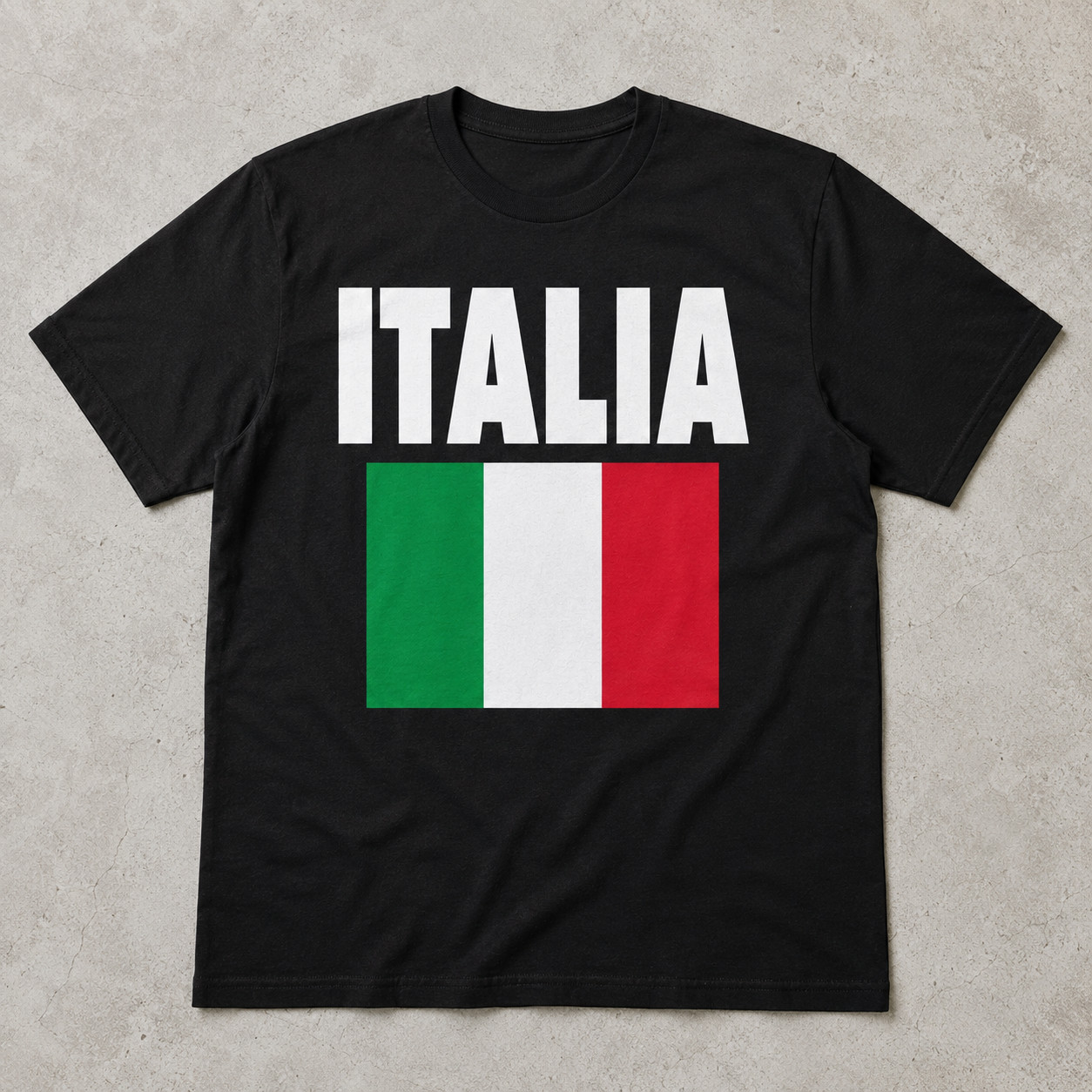 Mens Italia Flag T-Shirt Italy Pride Italian Graphic Tee