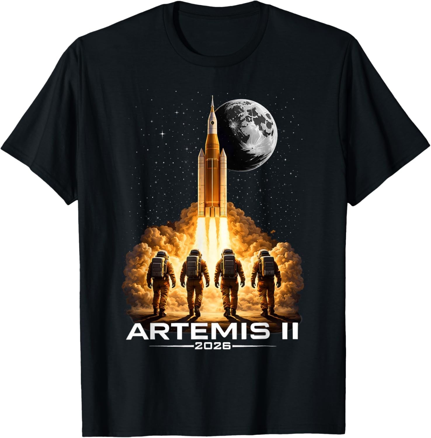 Artemis Launch to The Moon Astronaut Explorer T-Shirt unisex T-Shirt