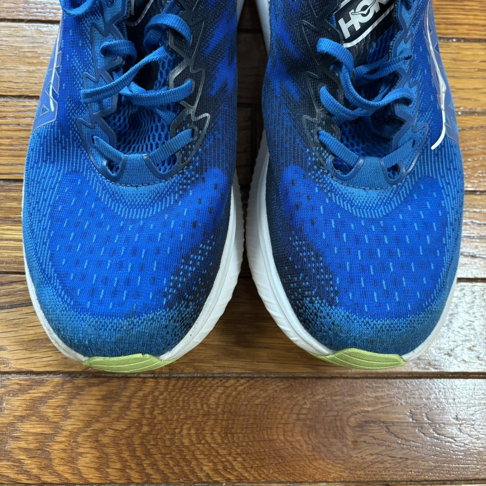 Hoka One One Mach 6 Shoes Mens 12.5 2E Blue Road Running Athletic Gym Sneaker