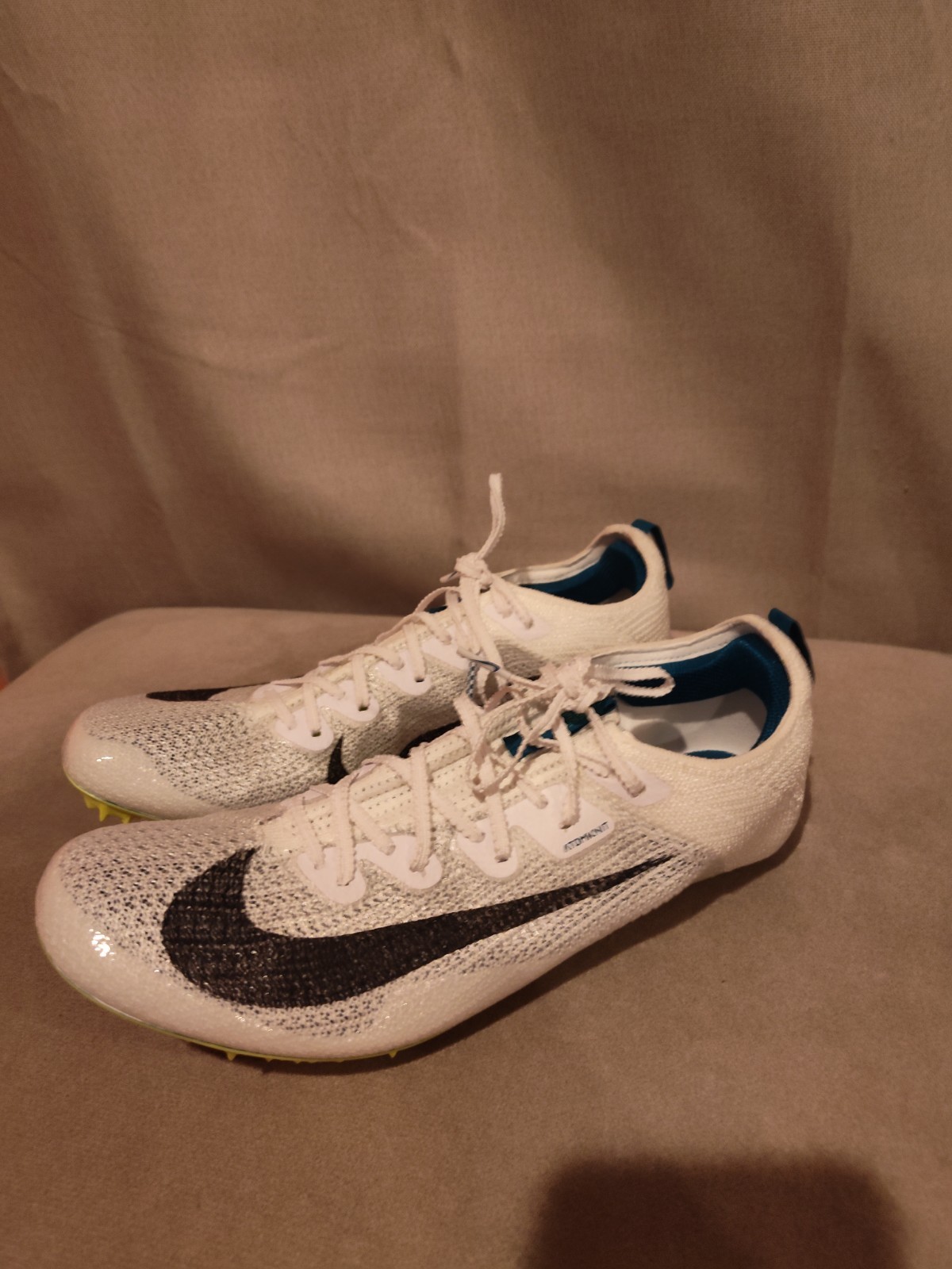 Size 10 Nike Men’s Zoom Superfly Elite 2 Racing Spikes FZ9662-100 NW/OB