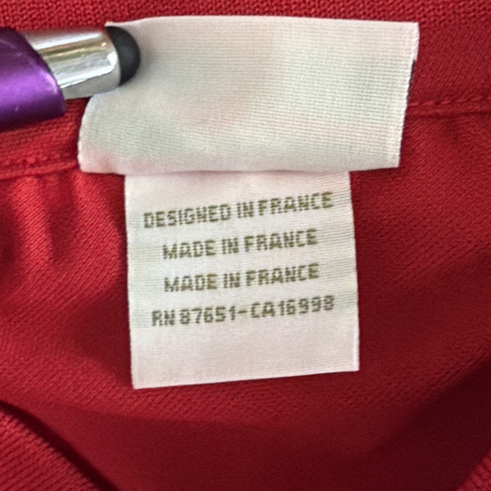 Lacoste Men’s Short Sleeve Cotton Logo Casual Polo Shirt Red