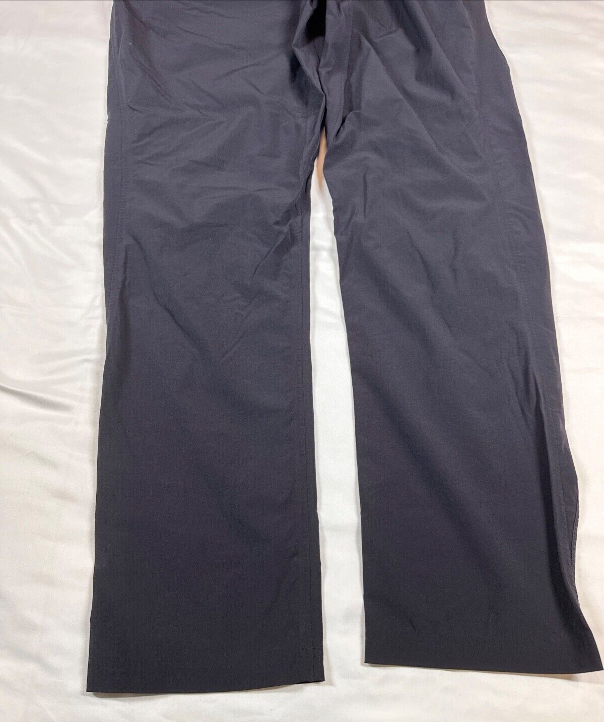 Paskho Pants Black Travel Comfort Leisure Pants Zip Fly Drawstring XXL