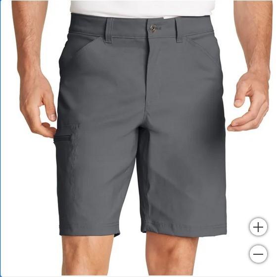 Eddie Bauer Men’s UPF 50+ Classic Fit Rainier Tech Shorts NWT