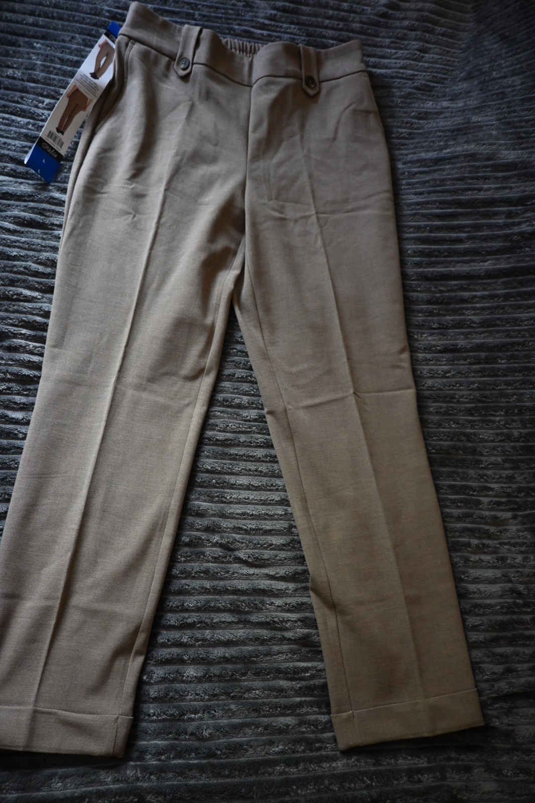 Stretch Pants with slash pockets Size L