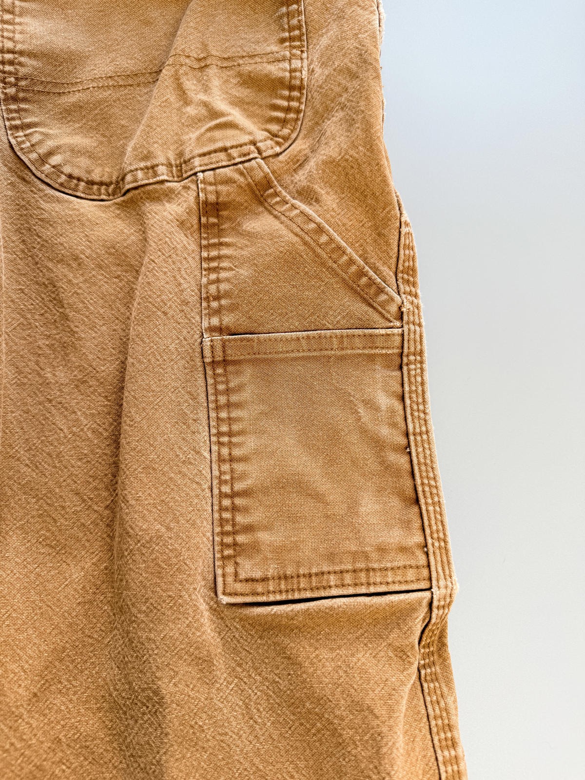 Dickies Carpenter Pants, Brown Workwear Pants, Distressed Dickies, Utility Pants