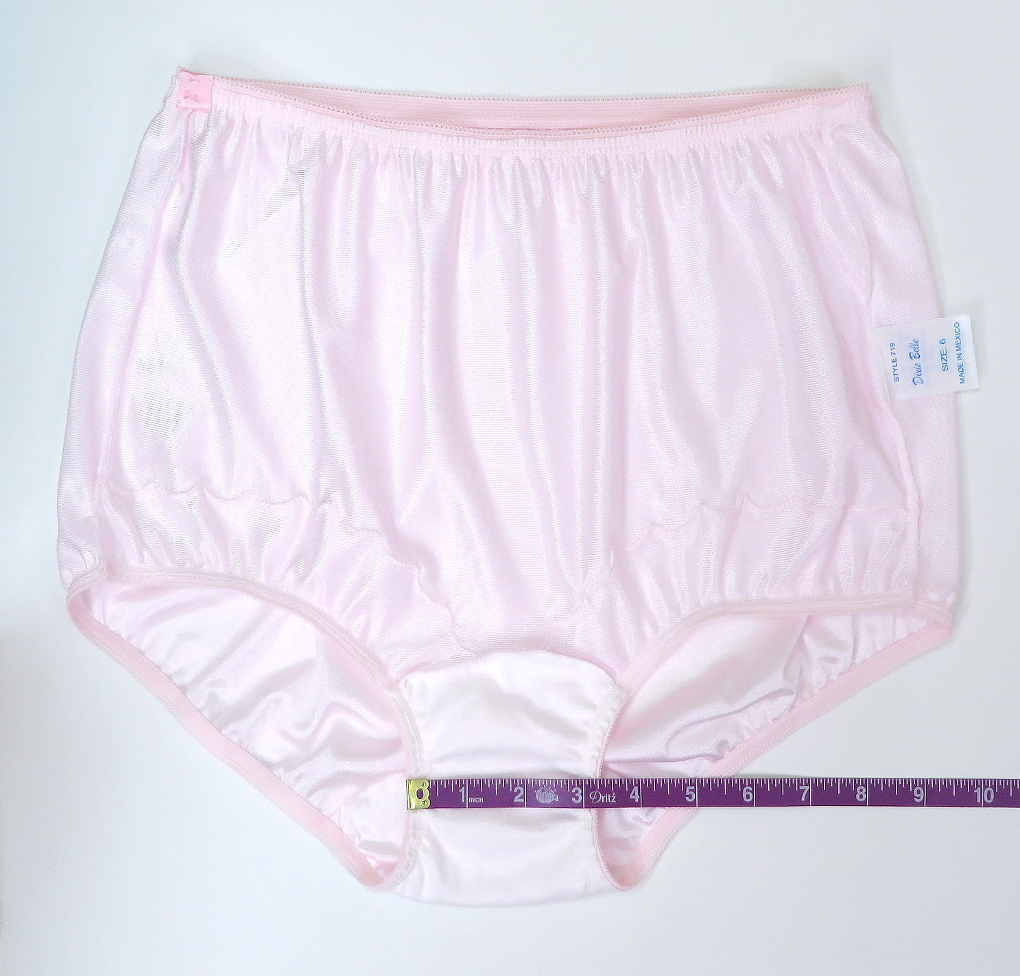 Dixie Belle Underwear Women’s Full Brief Coverage Granny Panty Blue White Pink