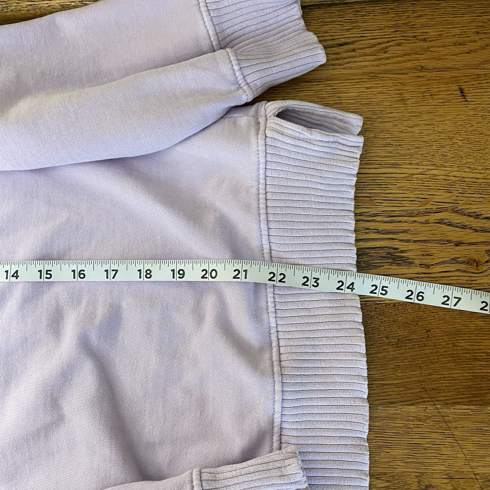 C&C Womens Sunwashed 1/4 Zip Pullover Sweatshirt Sz M Lavender Long Sleeve