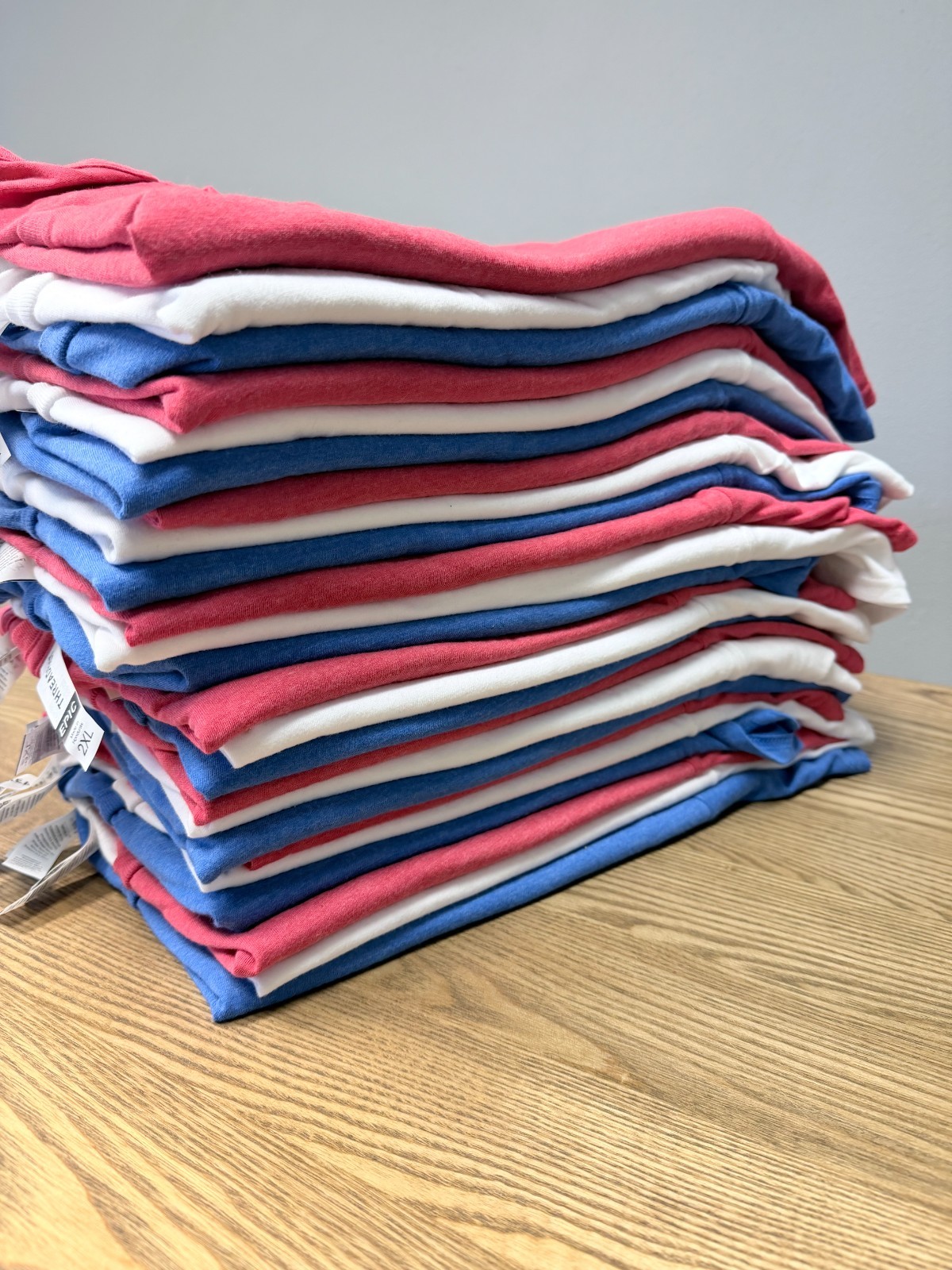 Threadfast Red, White & Blue TShirts 3 Pack – Size 2X 3X 4X 5X Patriotic Bundle