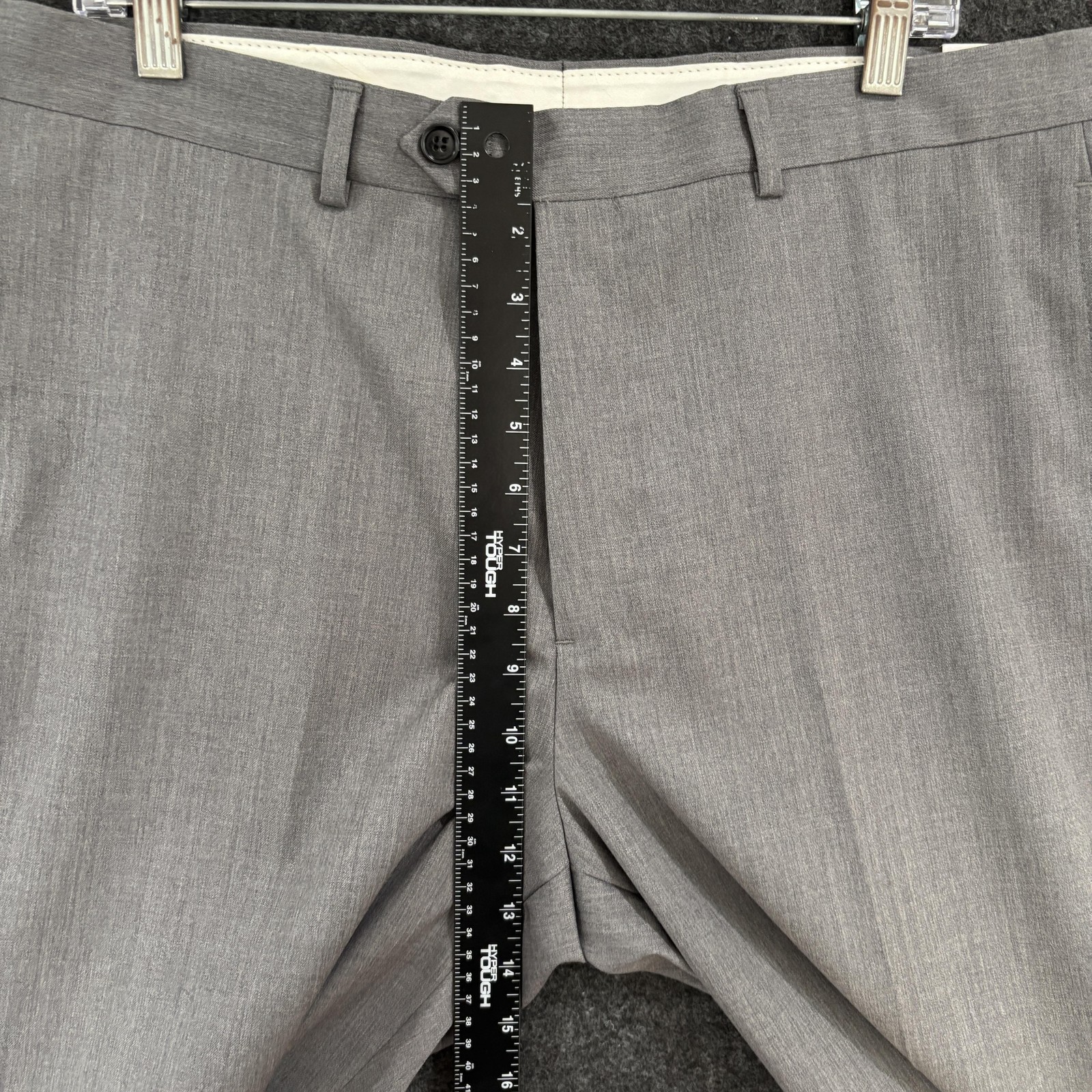 Brooks Brothers Madison Fit Pants Men’s 36×32 Gray Merino Wool Dress Slacks