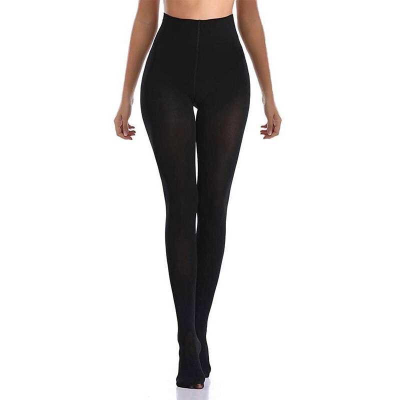 Lady High Waist Sculpting Compression Pantyhose Tights Full Length Body Shaper