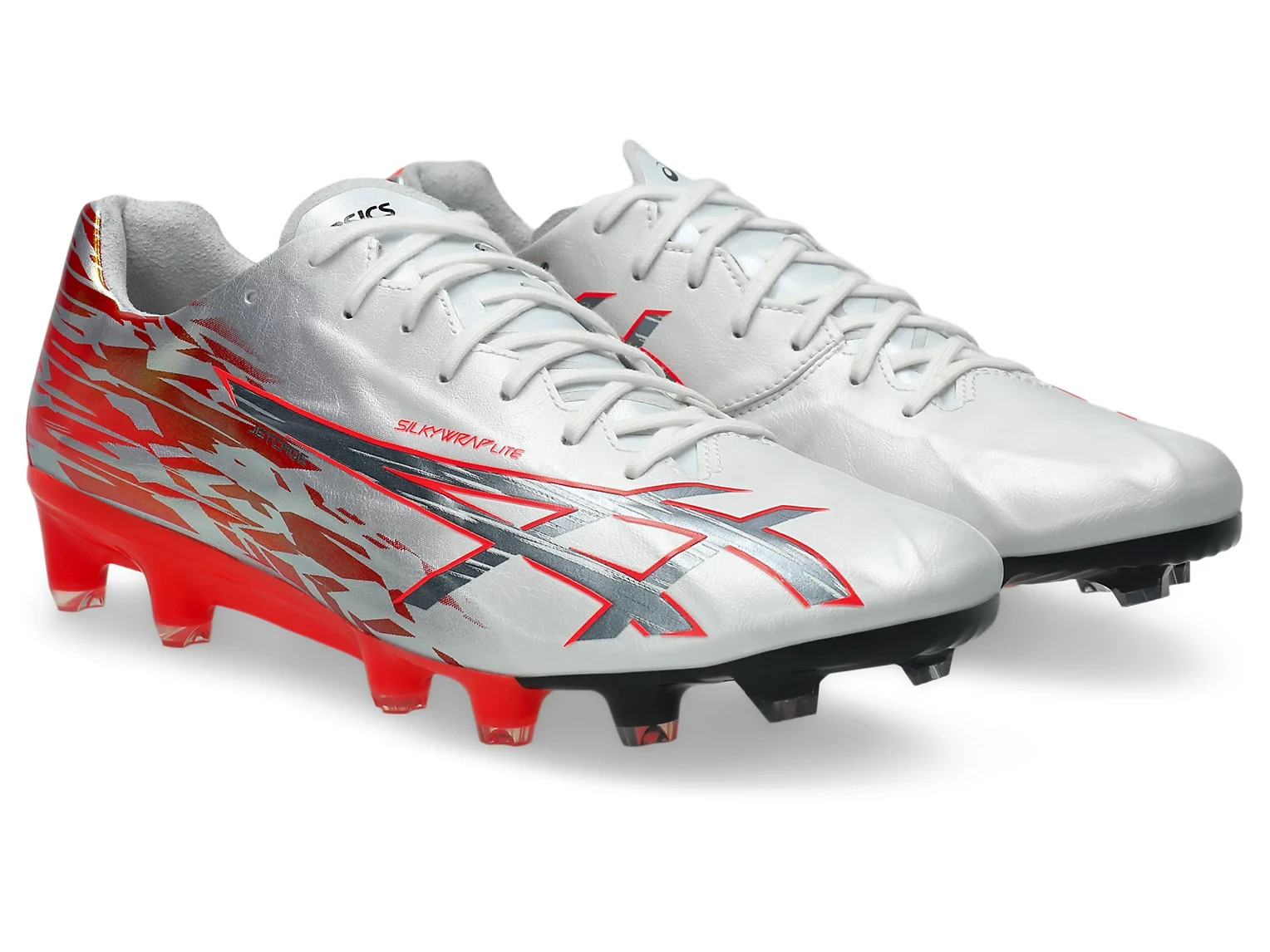 ASICS JETRAY ELITE 1103A149 100 White Flash Red Soccer Cleats