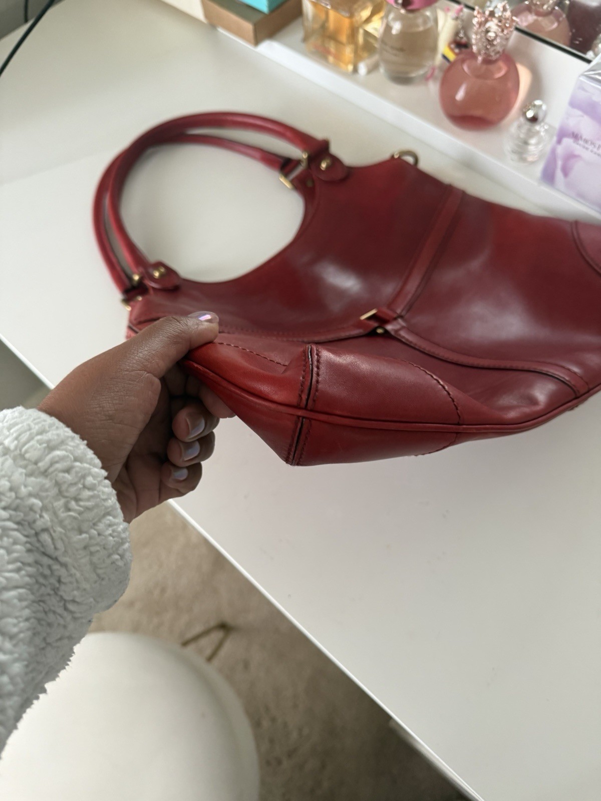 Gucci Leather Reins Hobo – Red Hobo Handbag