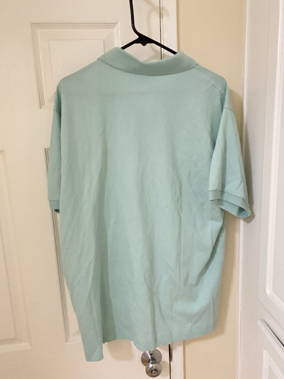Lacoste Classic Fit Green Solid Cotton Knit Polo Shirt Men’s XXL Short Sleeve
