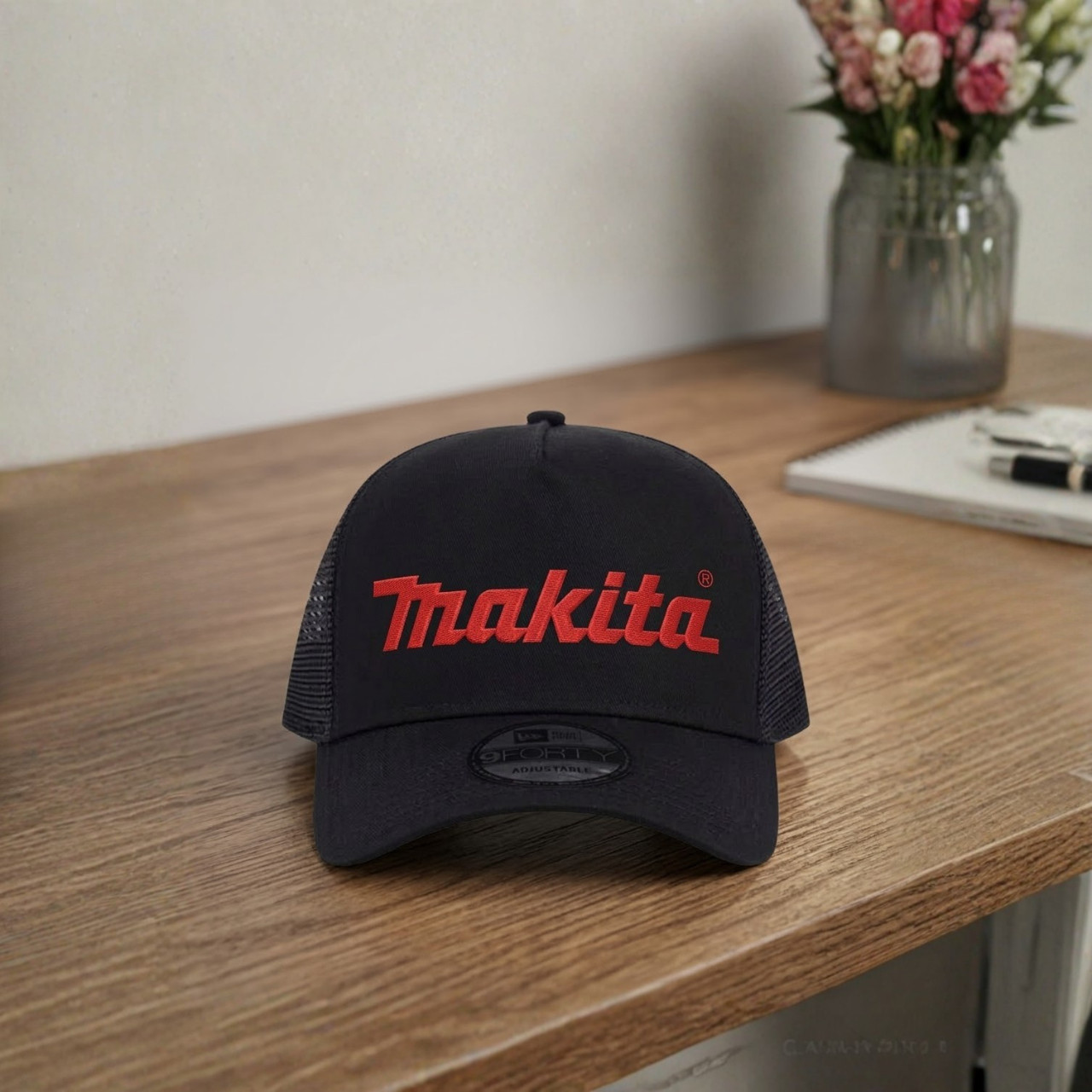 Makita Logo Embroidered Black Trucker Hat Mens Mesh Cap Baseball Hat Gift