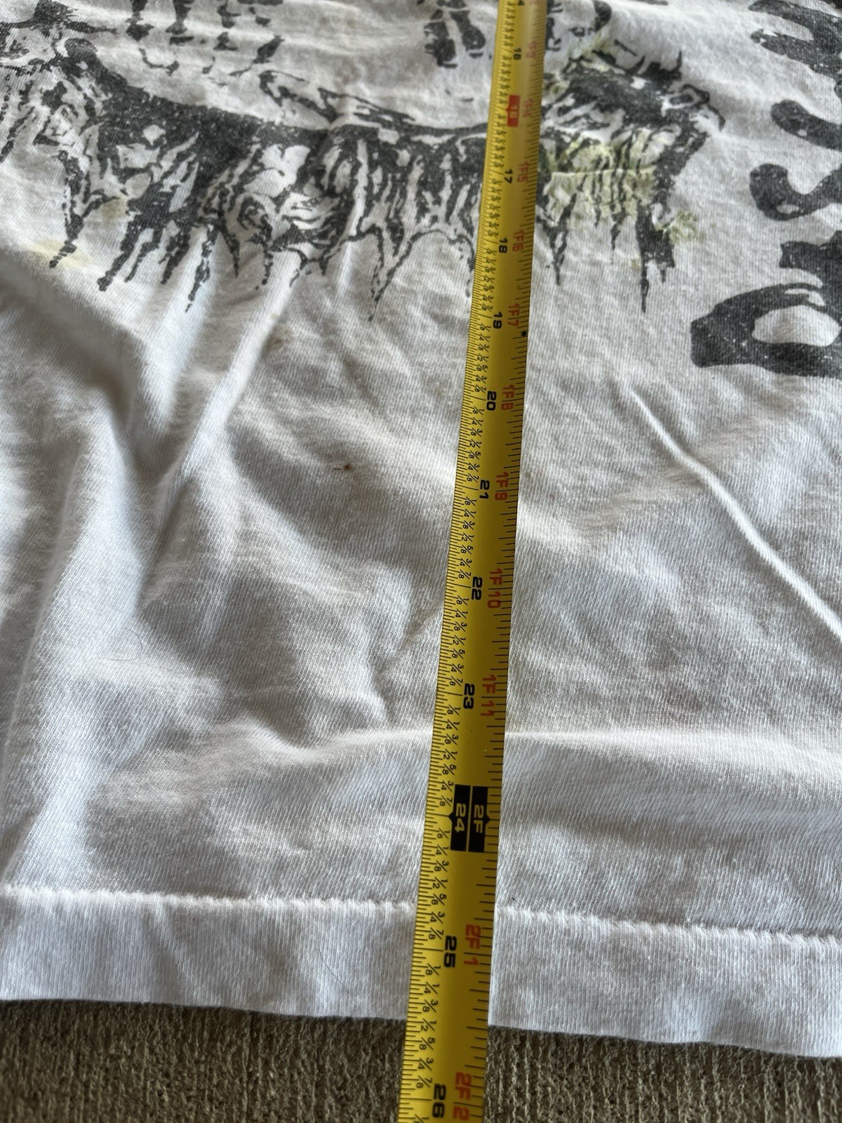 Vintage 80s Discharge Crust Punk Nausea Single Stitch Band T Shirt