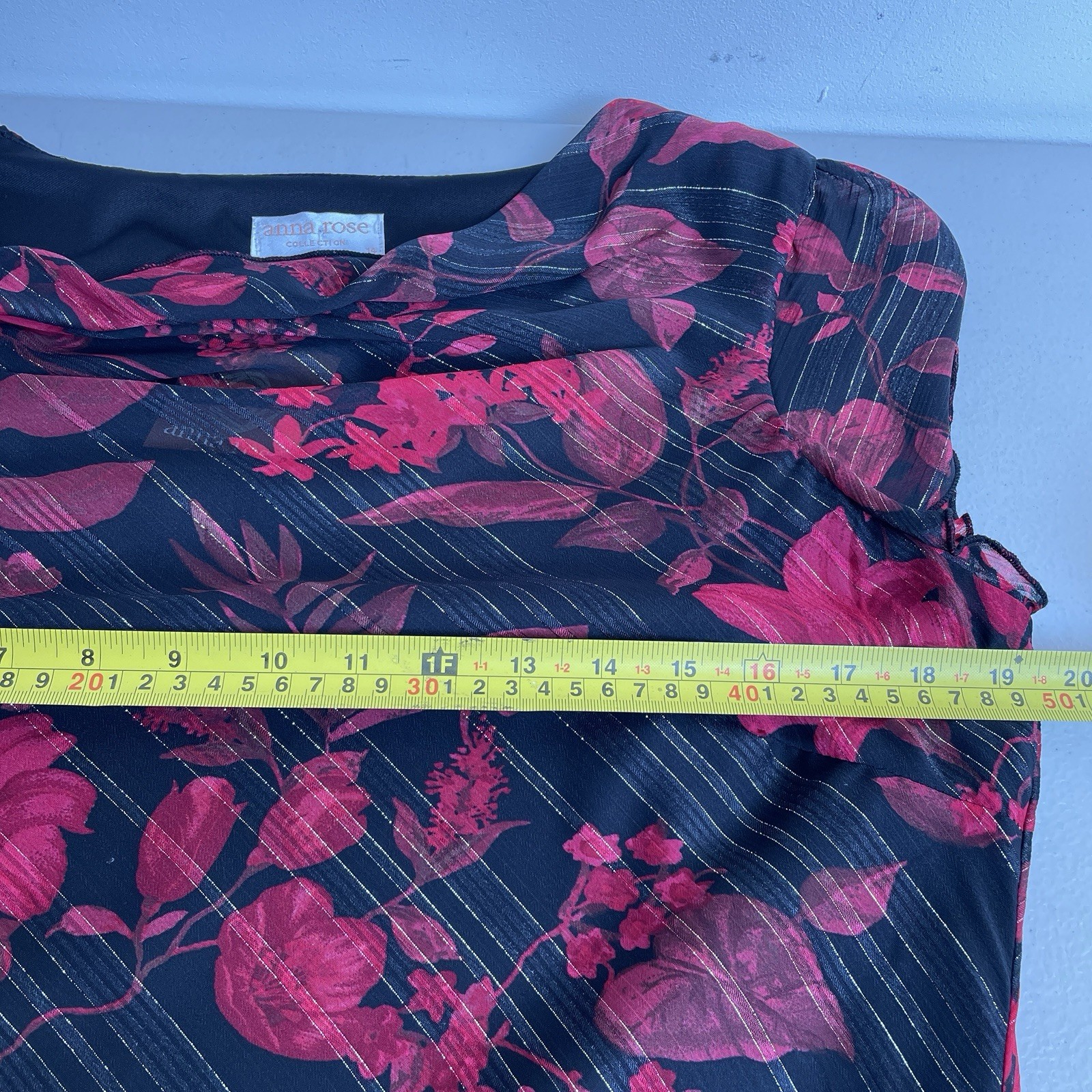 ANNA ROSE UK 14 Whimsy Goth Ladies Long Floral Slip Dress Cowl Neck BNWT RRP £65