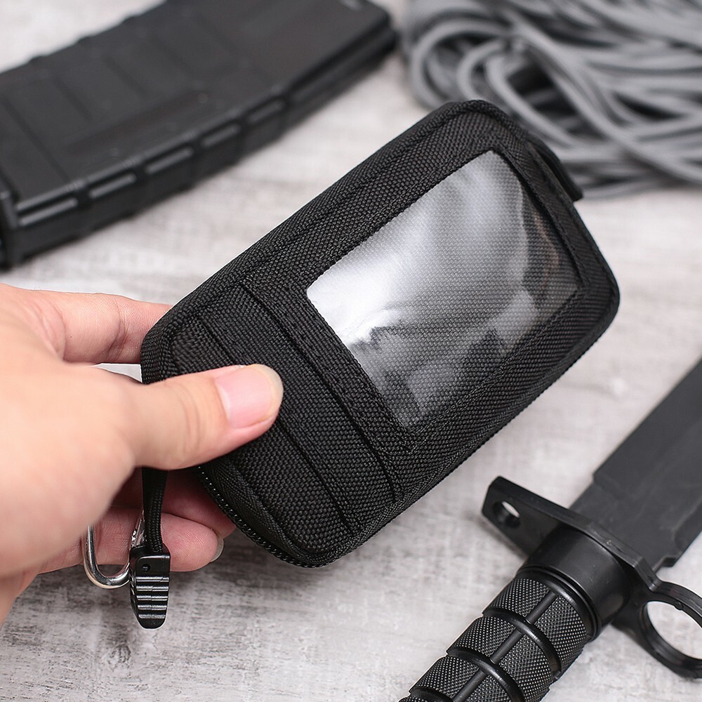Tactical Card Bag Wallet EDC Molle Pouch Waterproof Key Holder Money Case Pack