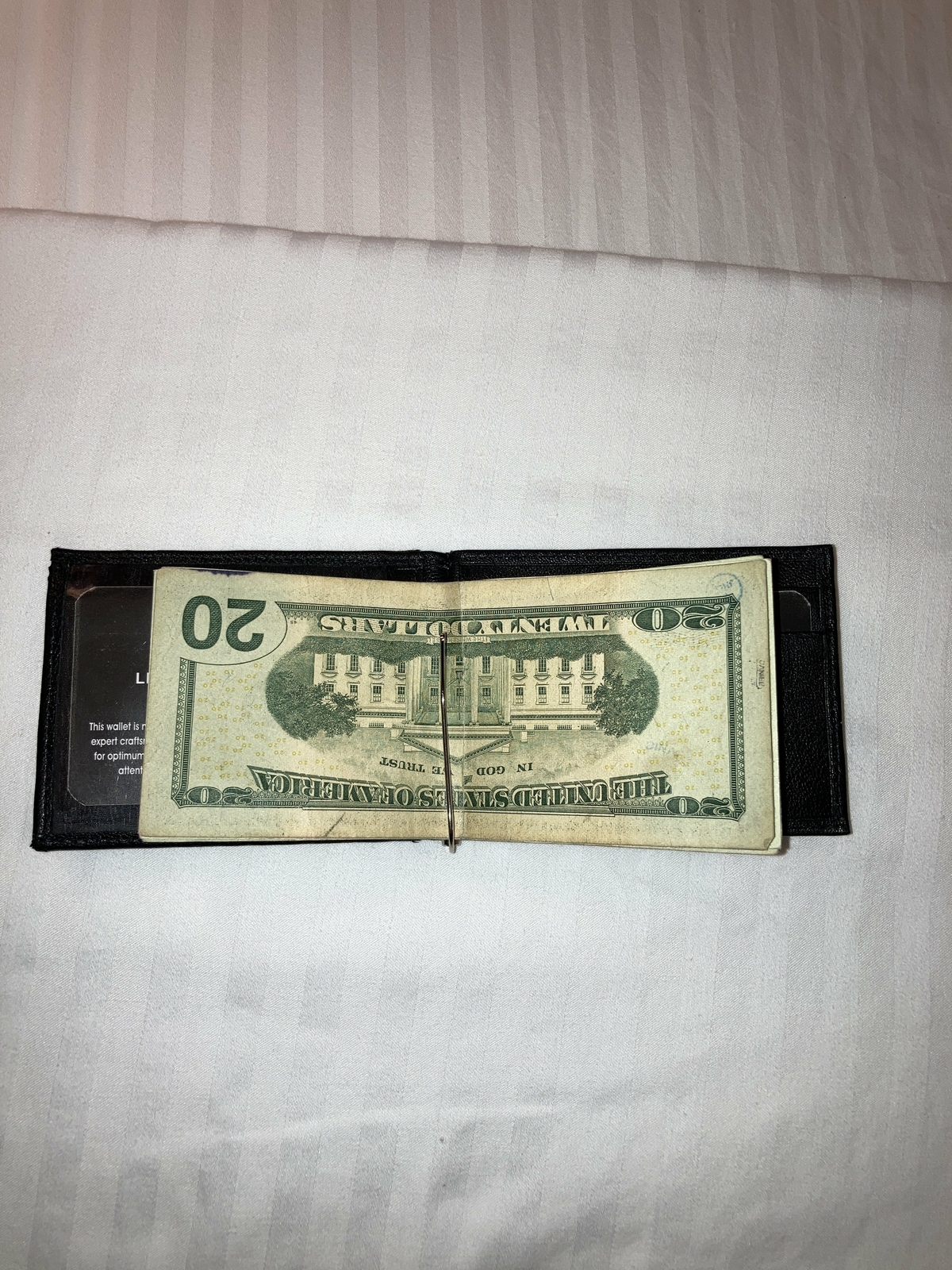 SEDONA-Money Clip Wallet with coin purse Outside