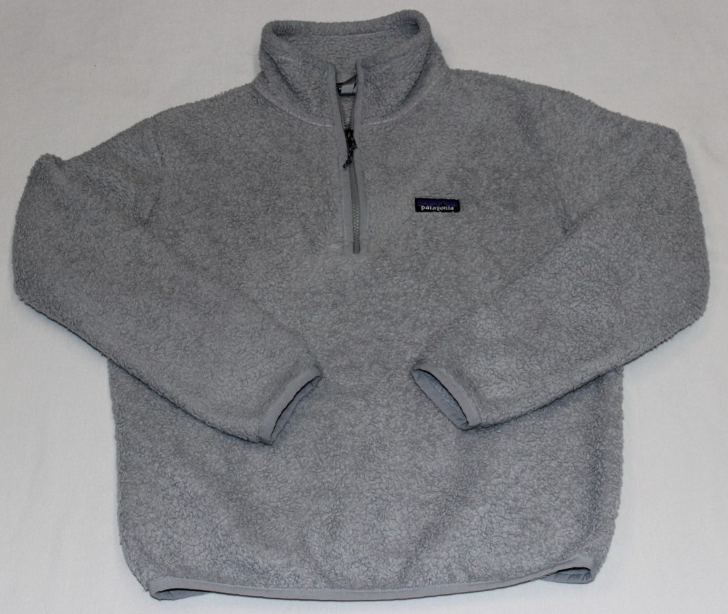 Patagonia Los Gatos Quarter Zip Fleece Women’s Size M Salt Gray Style 25236