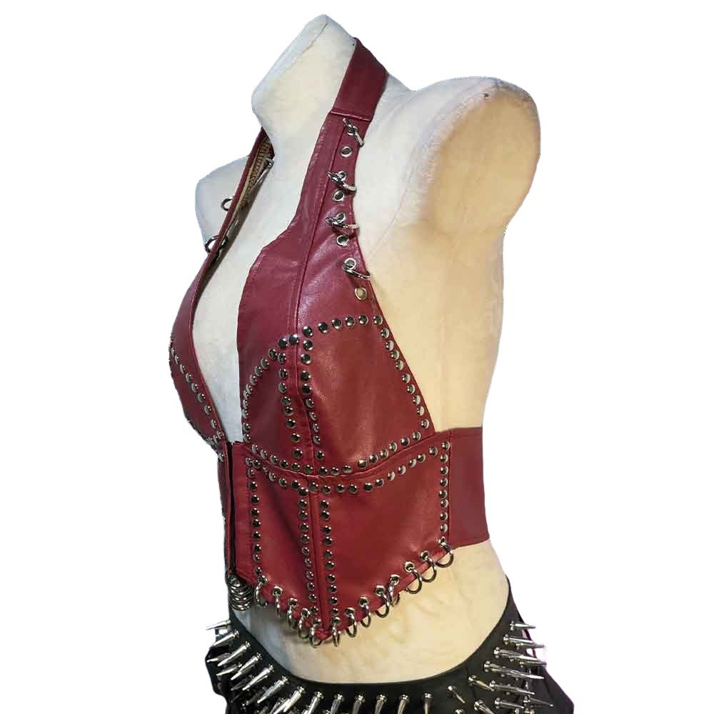 Goth Tops Emo Clothing Grunge Gothic Tank Punk Rock Clothes Spiked Y2K