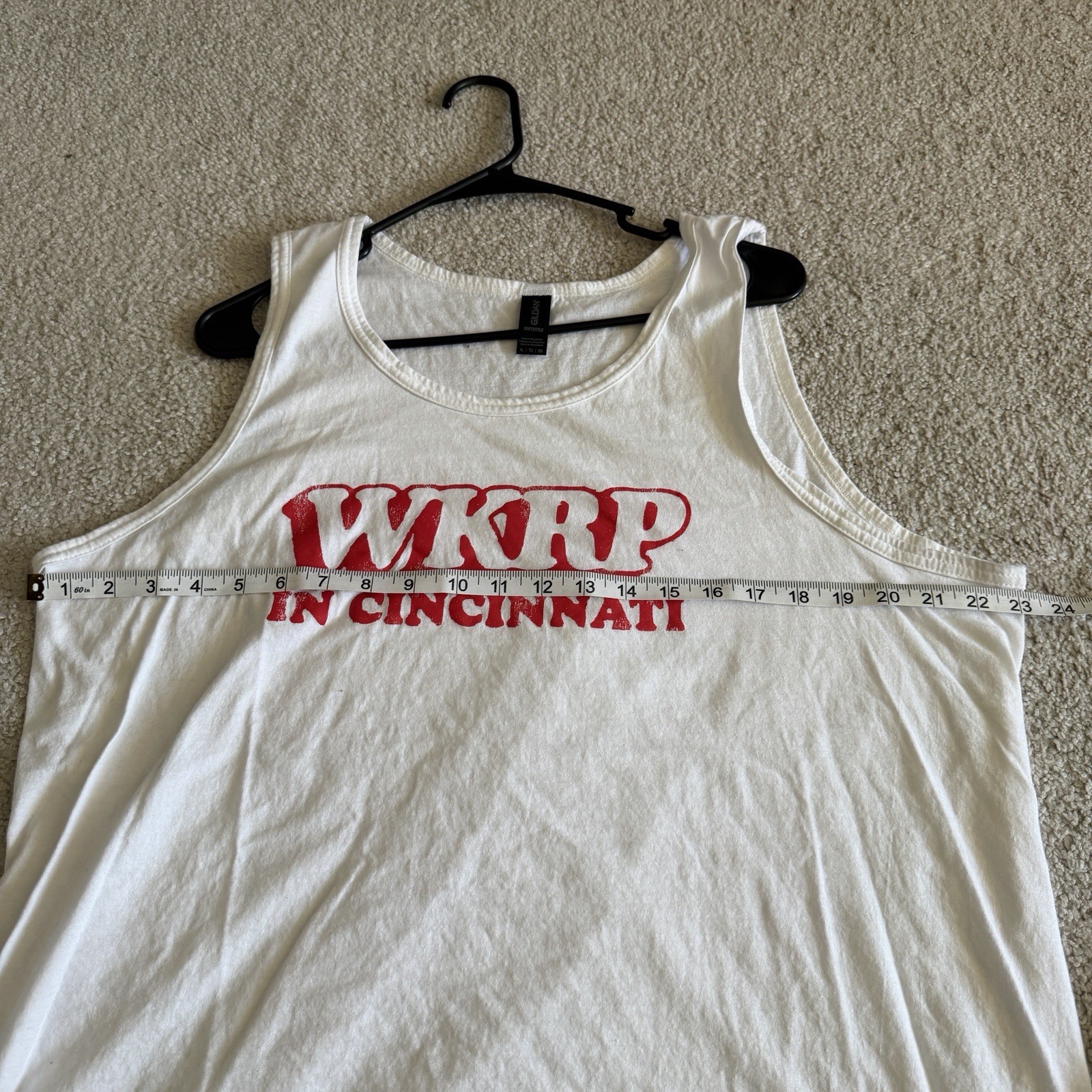WKRP in Cincinnati Tank Top White Size XL