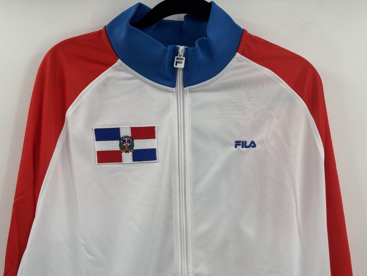 FILA Dominican Republic Track Jacket Full Zip Men’s Size 2XL Soccer NEW