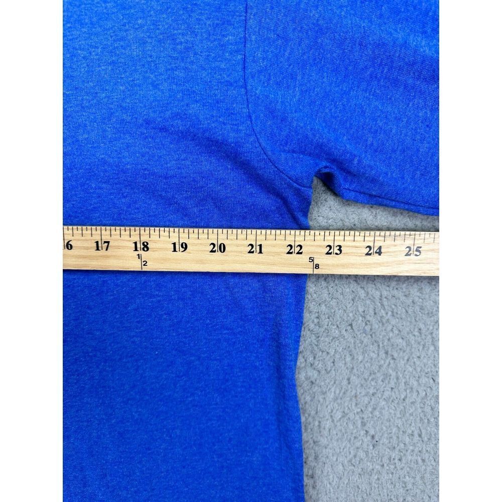 Delta Pro Weight T-Shirt Unisex Adult Large Blue Crew Neck Long Sleeve Tee NEW