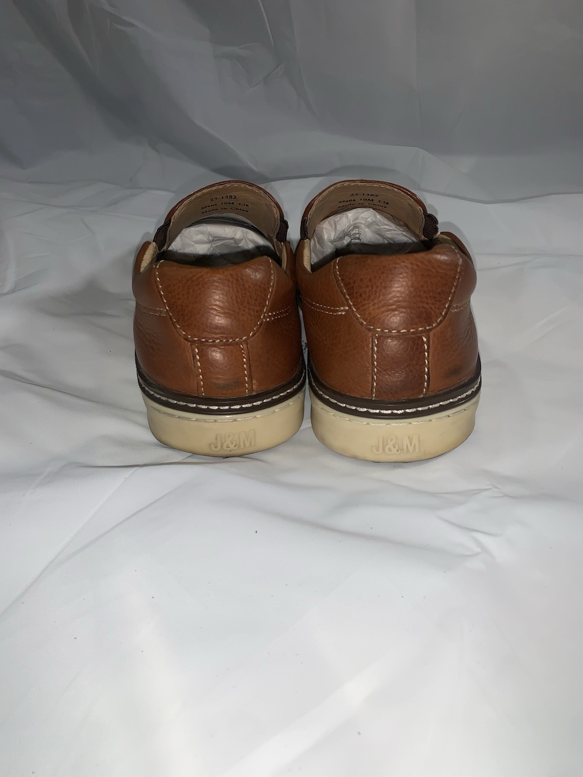 McGuffey Johnston & Murphy Size 10 Men Excellent Tan