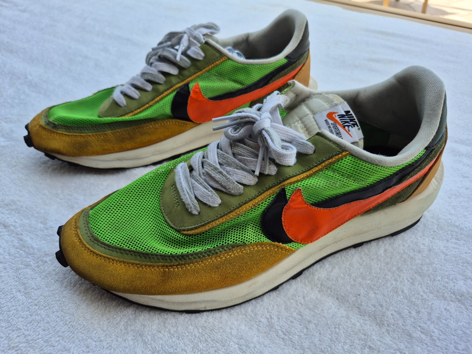 Nike Sacai x LDWaffle sz 12, Pine Green