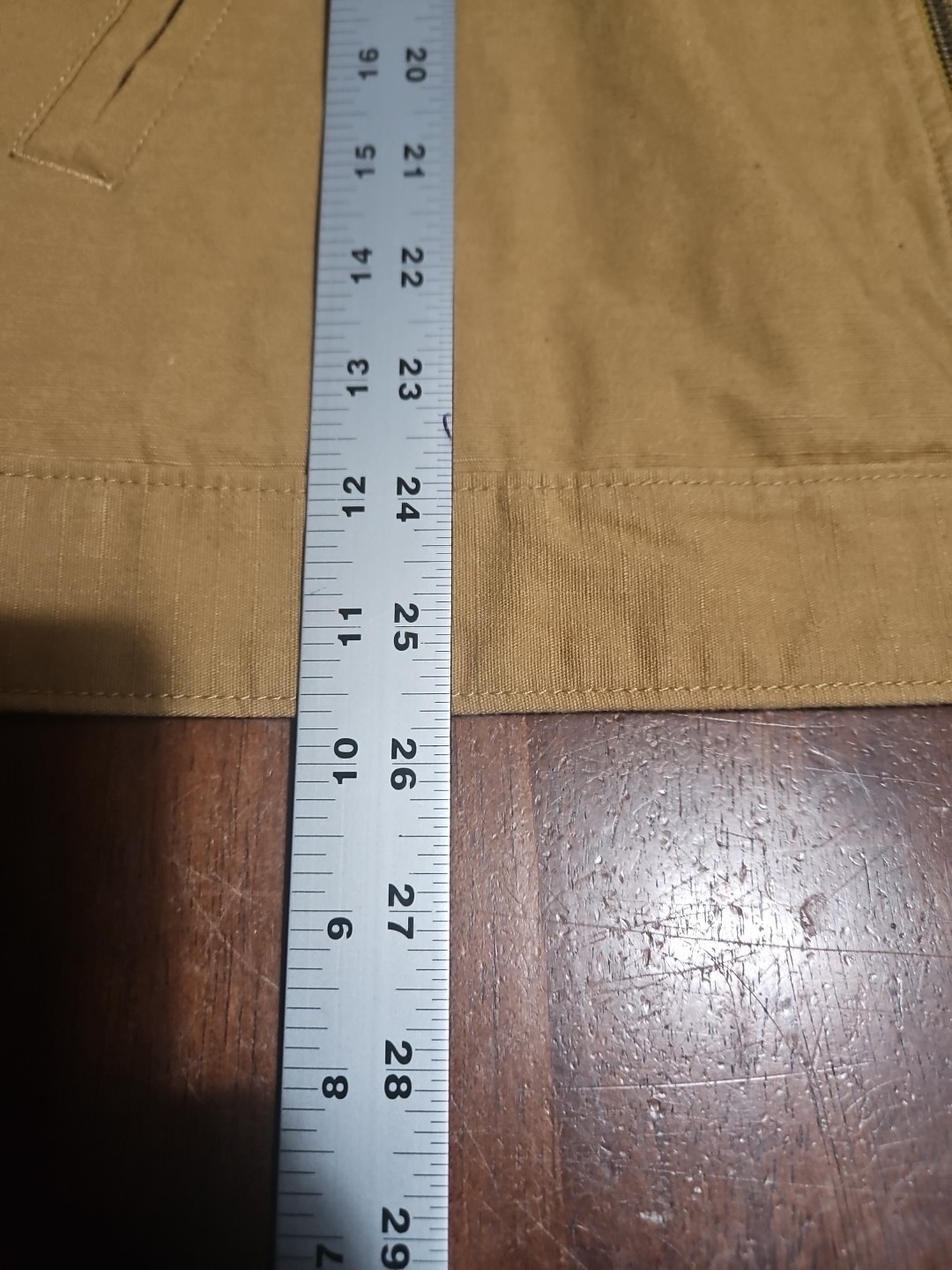 Levi’s Men’s Workwear Jacket Tan Ripstop Corduroy Collar Full Zip Size M
