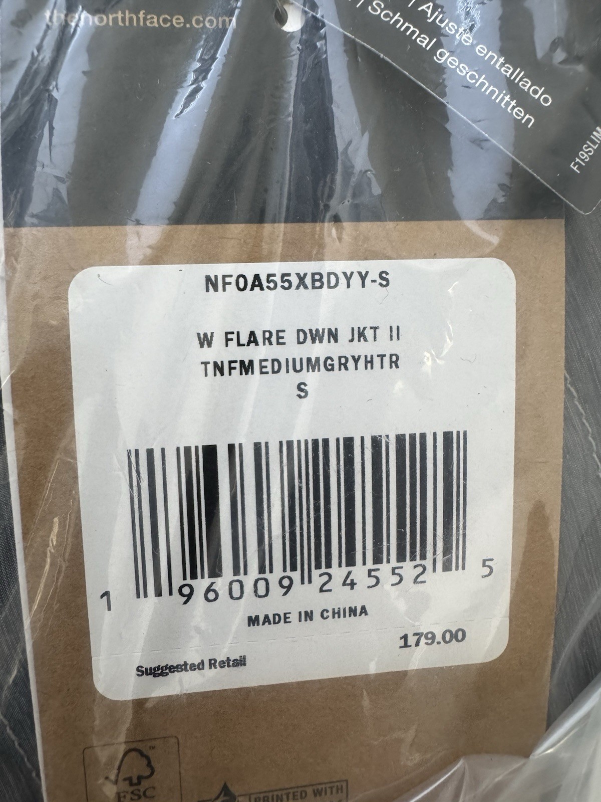 The North Face Women’s Flare Down Jacket NFOA55XBDYY Size Small