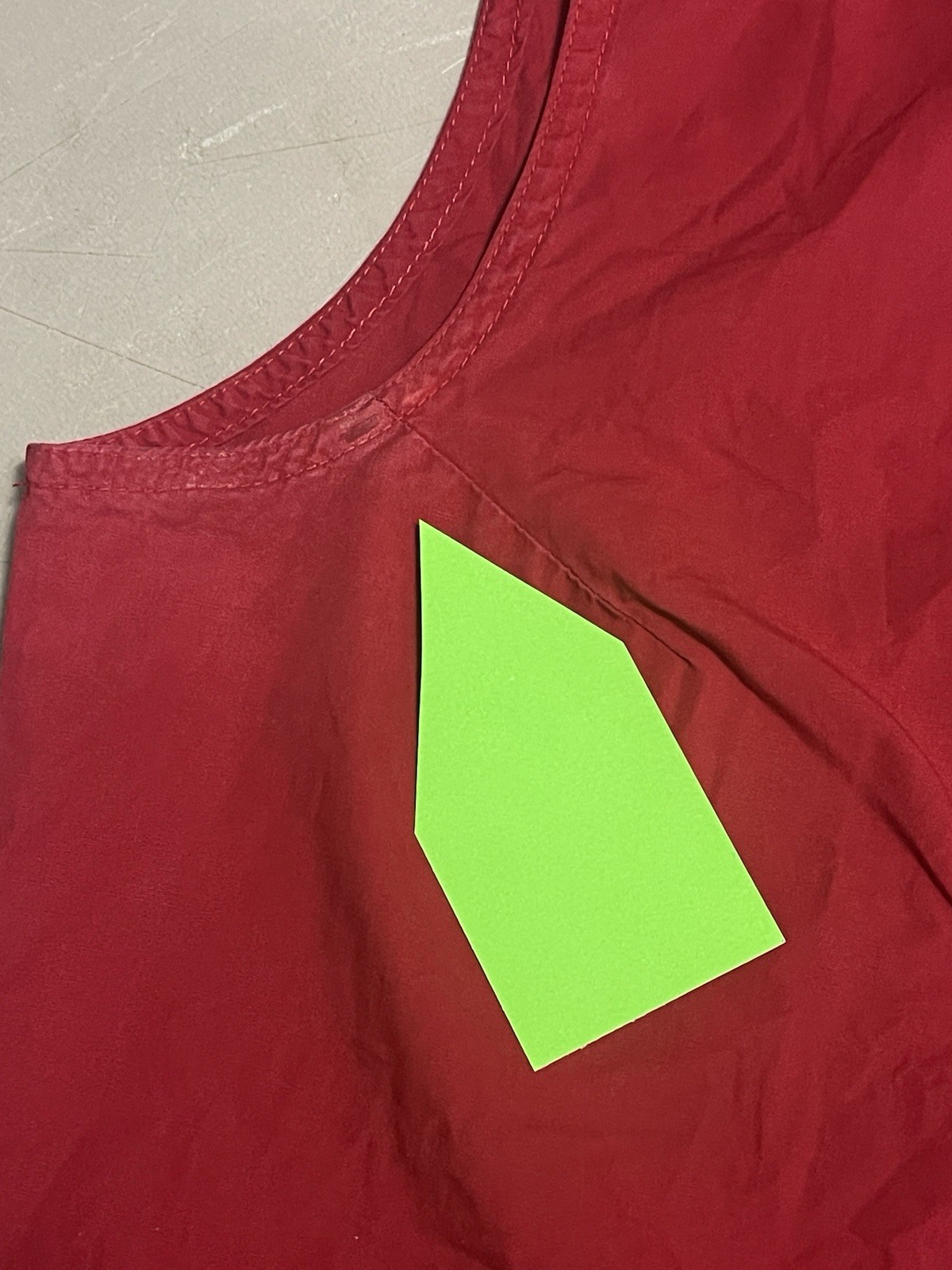 VTG Polo Jeans Co Ralph Lauren Red Sleeveless Button Front Shirt Women’s Medium