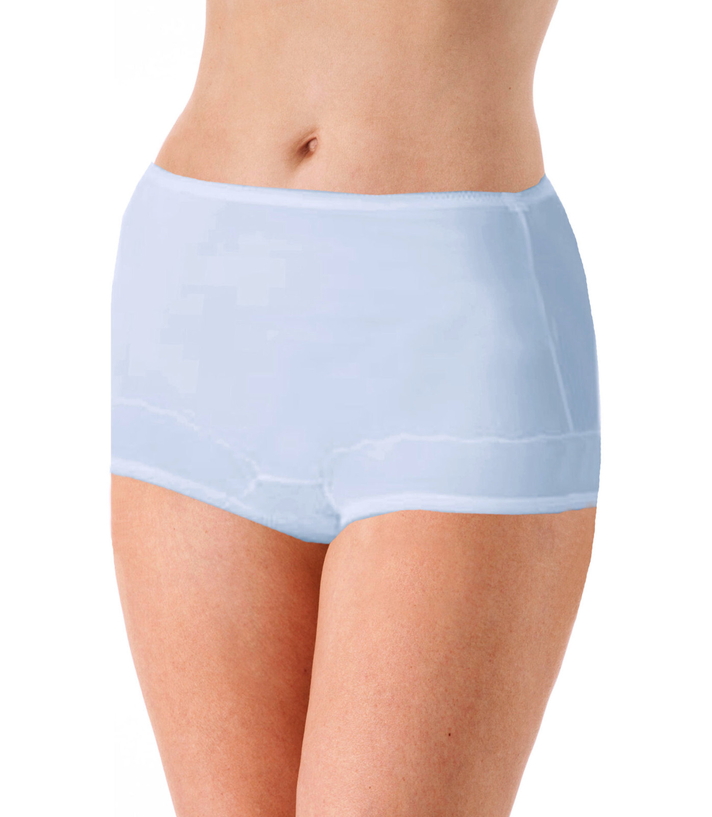 Dixie Belle Underwear Women’s Full Brief Coverage Granny Panty Blue White Pink