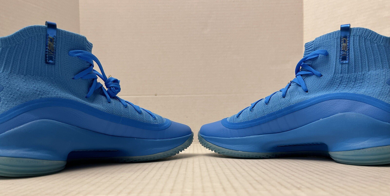 Under Armour Curry 4 Retro Flooded 1298306-404 Blue (Men’s 10) No Box