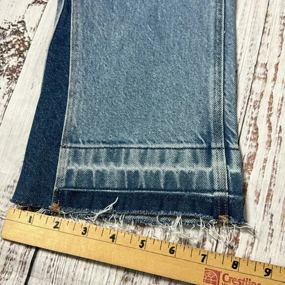 American Eagle Jeans Womens 6 Reg Blue Stretch ’90s Low Rise Skinny Kick Denim