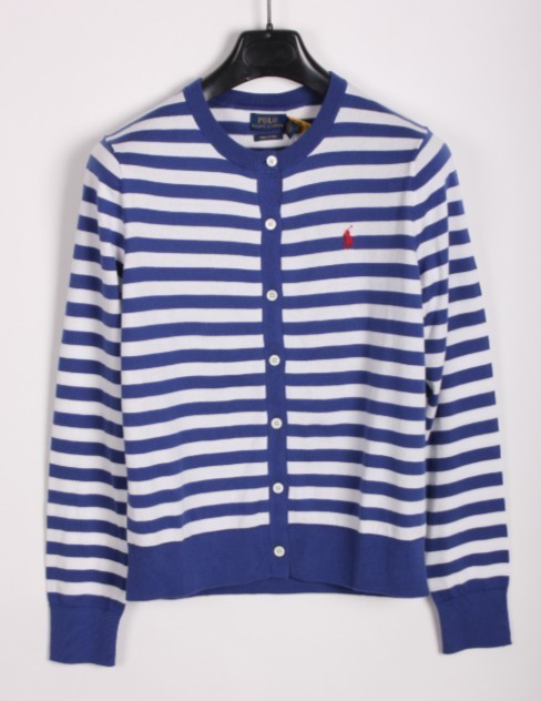 polo ralph lauren women striped cardigan XS