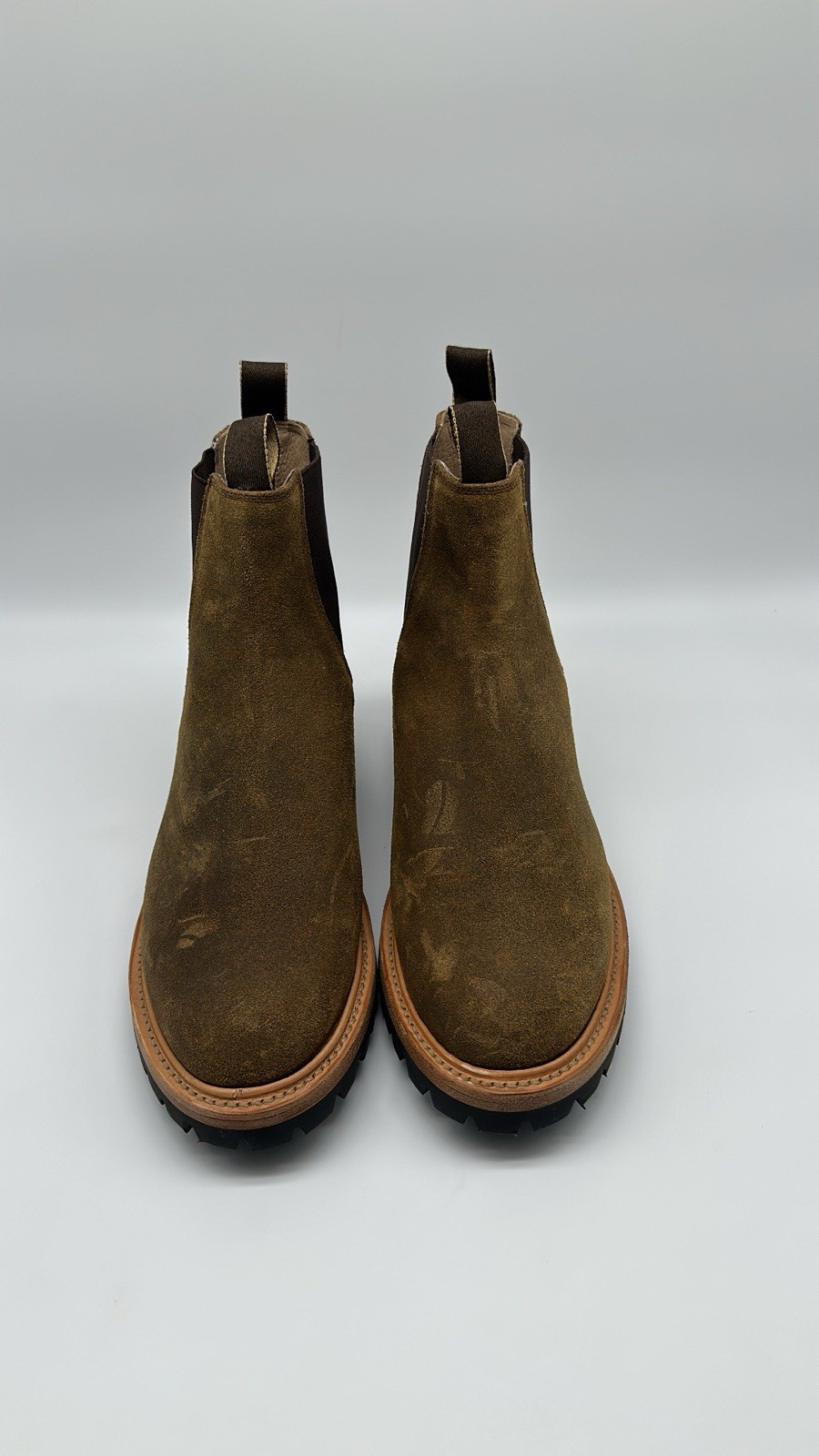 Taylor Stitch L.E. The Ranch Boots in Golden Brown Waxed Suede Men’s Sz 10 D NEW