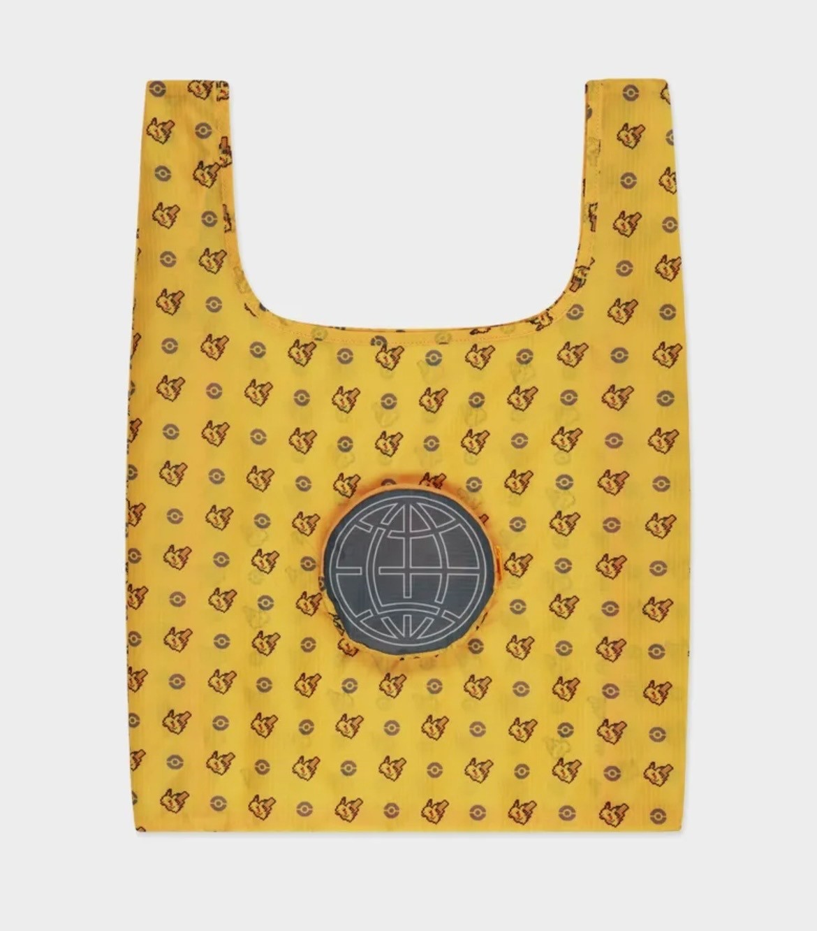 LMC x Pokemon Pixel Art Monster Ball Packable Tote Bag Pikachu Korea Exclusive