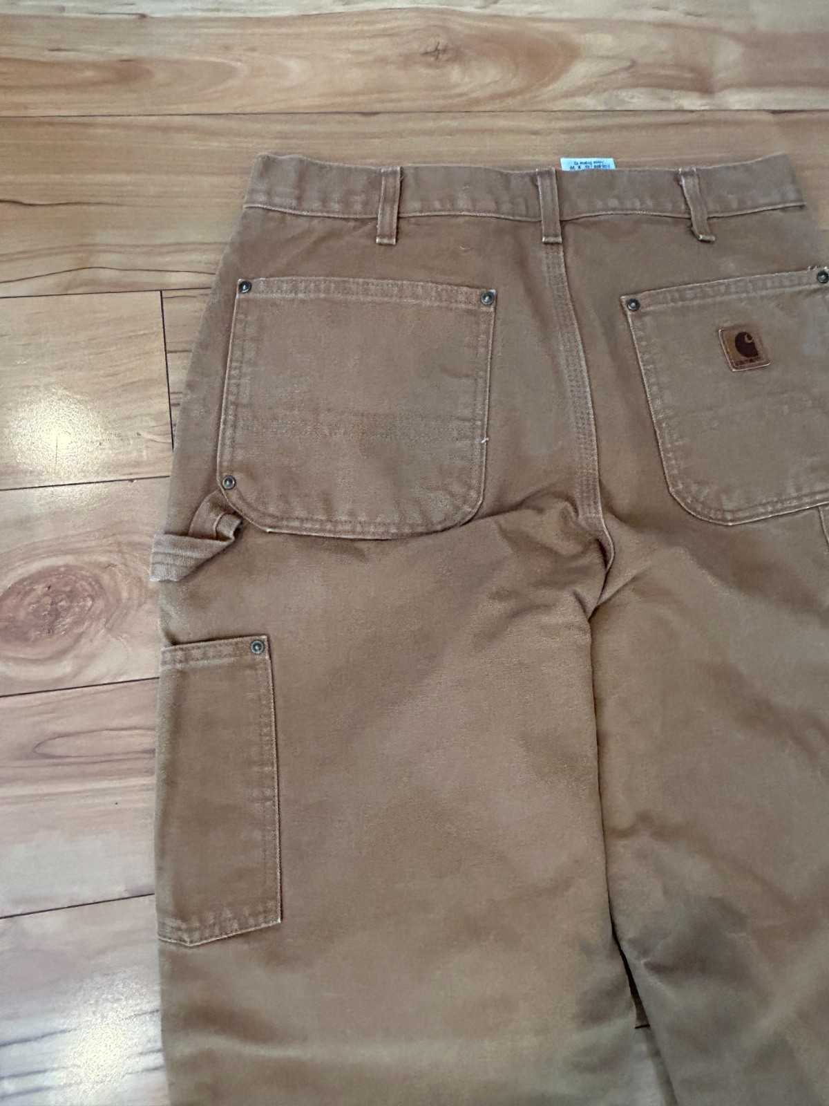 Vintage Y2k 2000s Carhartt B01 BLK Double Knee Carpenter Pants 33×30 MADE IN USA