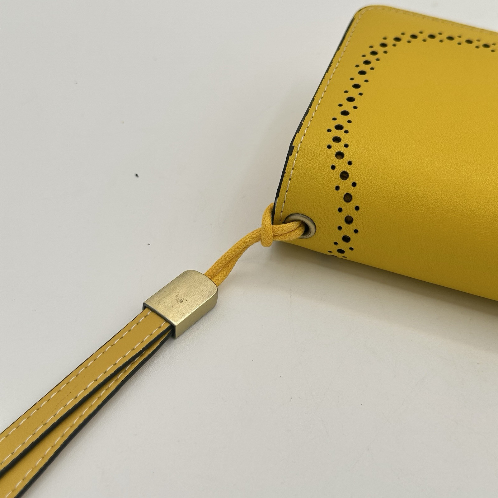Yellow Sendefn Wallet Holds 26 Cards With Strap Zipper Pouch Cash Slots